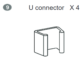 Meetsunny MA03-2 Replacement Parts - U connector (Model #9)