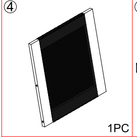 Meetsunny MA05 Replacement Parts - Backrest (Model #4)