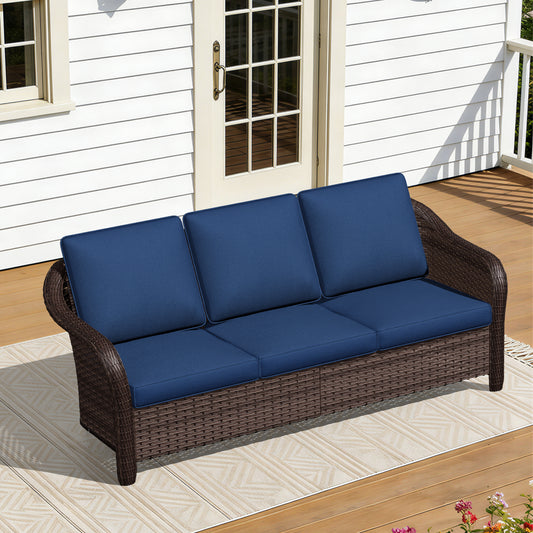 PATIO WICKER SOFA