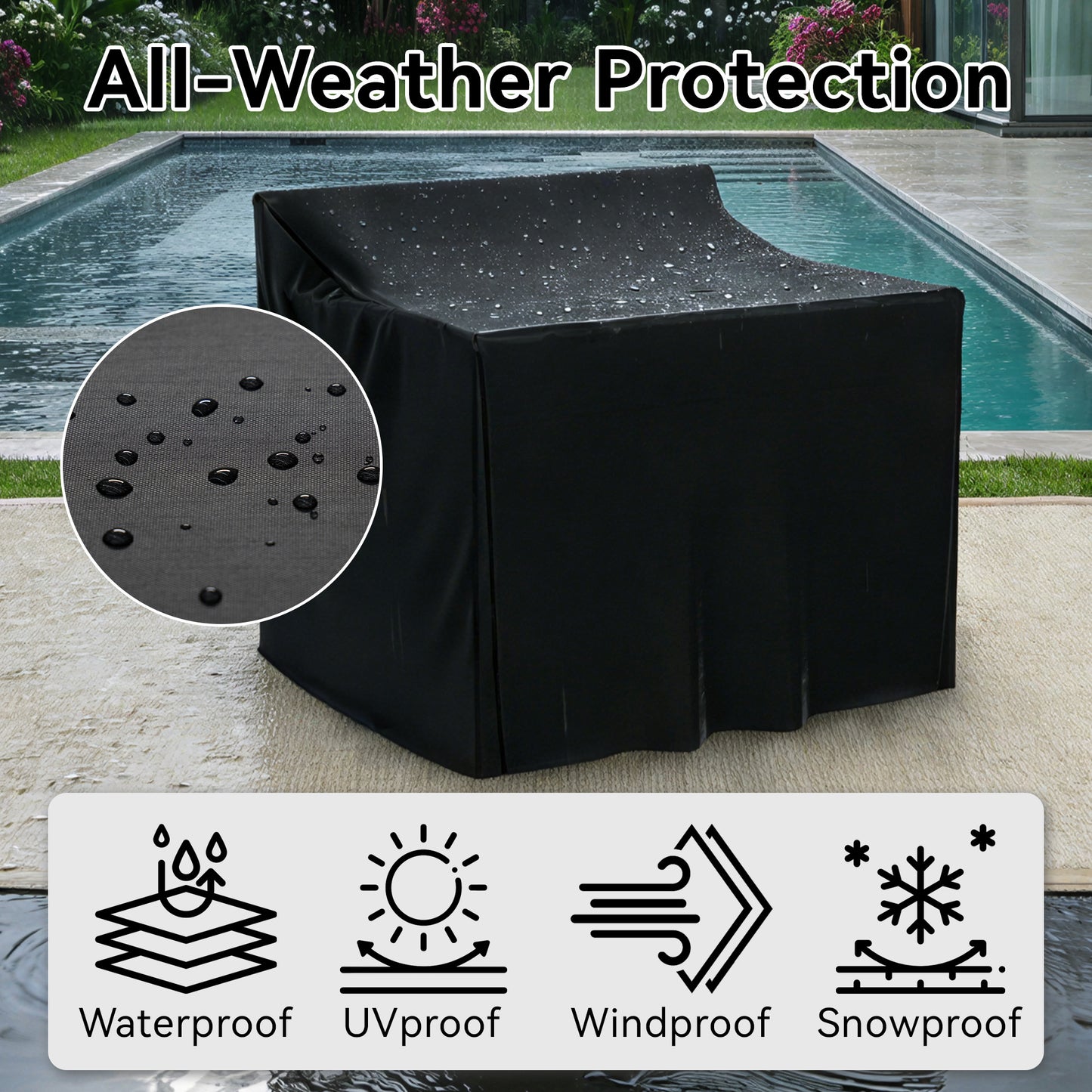 Meetsunny MA12-4 Replacement Parts - Chair Cover