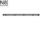 Meetsunny A35 Replacement Parts - Small Beam (Model #N8)