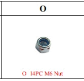 Meetsunny MA06-A4 Replacement Parts - M6 Nut (Model #O)