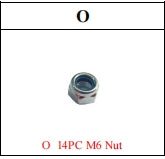 Meetsunny MA06-B8 Replacement Parts - M6 Nut (Model# O)