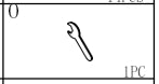 Meetsunny M72-NEW Replacement Parts - spanner (Model #O)