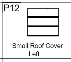 Meetsunny A35 Replacement Parts - Small Roof Cover Left (Model #P12)