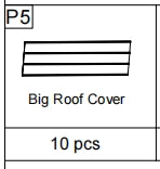 Meetsunny A05 Replacement Parts - Big Roof Cover (Model #P5)