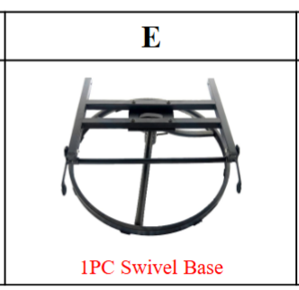 Meetsunny M85 Replacement Parts -Swivel Base (Model #E)