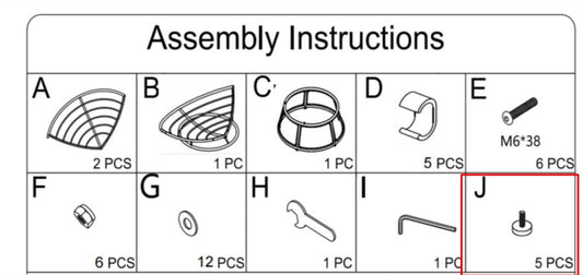 Meetsunny M05 Replacement Parts - Cap (Model #J)