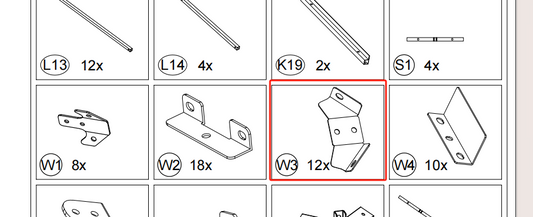 Meetsunny Replacement Parts: Double Roof Hardtop Gazebo Series A30, Model: A30, Part Number: W3