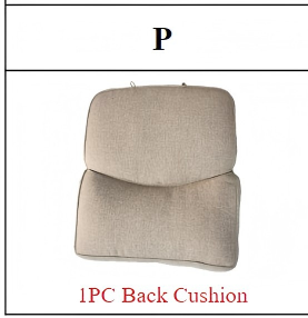 Meetsunny MA17 Replacement Parts - Back Cushion (Model #P)