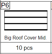Meetsunny A35 Replacement Parts - Big Roof Cover Mid (Model #P6)