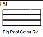 Meetsunny A35 Replacement Parts - Big Roof Cover Rig. (Model #P9)