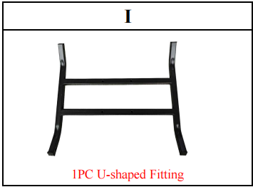 Meetsunny MA12A-A4 Replacement Parts-U-shaped Fitting (Model #I)