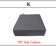 Meetsunny MA12-4 Replacement Parts - Seat Cushion (Model #K)
