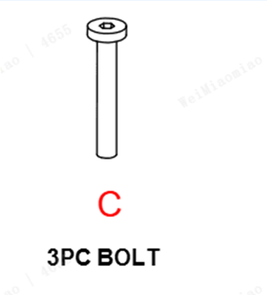 Meetsunny P01 Replacement Parts -BOLT(Model #C)