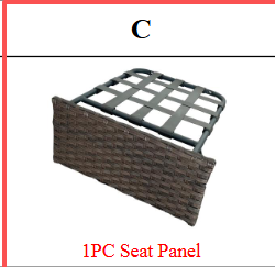Meetsunny MA01-4 Replacement Parts - Seat panel (Model #C)