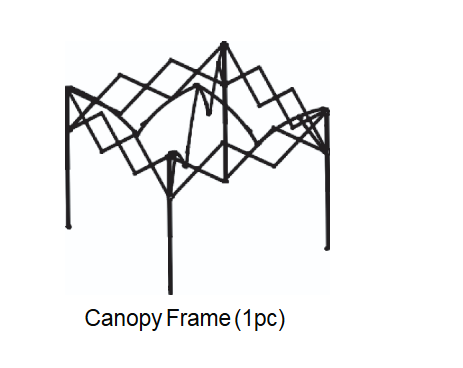 Meetsunny J06 Replacement Parts - Canopy Frame