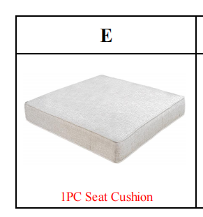 Meetsunny M27 Replacement Parts - Seat Cushion (Model #E)