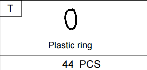 Meetsunny C16 Replacement Parts - Plastic ring (Model #T)