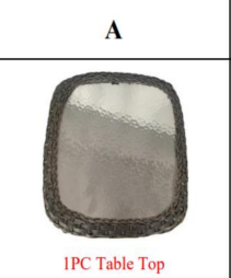 Meetsunny M73A Replacement Parts - Table Top (Model #A)