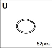 Replacement Parts: Outdoor Gazebo J20, Model: J20, Part Number: U