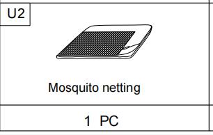 Meetsunny C16 Replacement Parts - Mosquito netting (Model #U2)