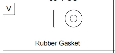 Meetsunny A01 Replacement Parts - Rubber Gasket (Model #V)