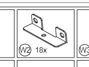 Meetsunny Replacement Parts: Double Roof Hardtop Gazebo Series A04 BOX F: W2, Model: A04, Part Number: W2 (box F)