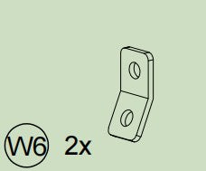Meetsunny A34 Replacement parts - Junction Plate (Model part: W6)