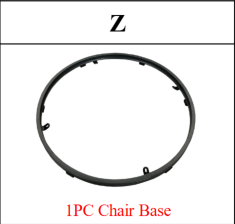 Meetsunny M01 Replacement Parts -Chair Base (Model #Z)