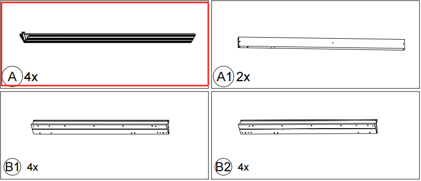 Meetsunny A53 Replacement Parts - (Model #A)