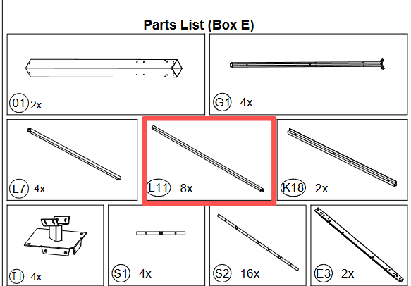 Meetsunny A34 Replacement parts - (Model # L11)