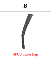 Meetsunny M01 Replacement Parts - Table Leg (Model #B)