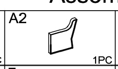 Meetsunny MA01-4 Replacement Parts - Right Arm (Model #A2)