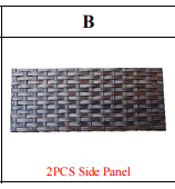 Meetsunny MA012 Replacement Parts - Side Panel (Model #B)