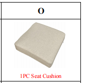 Meetsunny MA15 Replacement Parts - Seat Cushion (Model #O)