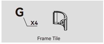 Meetsunny E16 Replacement Parts - Frame Tile (Model #G)