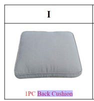 Meetsunny M28 Replacement Parts-Back Cushion（Model#I）